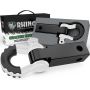 Rhino USA RG-HTHITCH2-WHT Shackle Hitch Receiver W/ D-Ring (White)