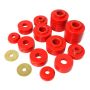 Energy Suspension 80-98 Ford F250/F350 / 80-92 Ford F100/F150 / 85-98 Ford F450 Red Body Mount Set