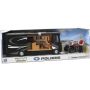New Ray Toys SS-37356 Polaris Sportsman with RV Van and Figurine