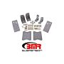 BMR 79-04 Fox Mustang Torque Box Reinforcement Plate Kit (TBR002 And TBR003) - Natural