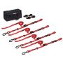 SpeedStrap 1In Motorcycle Tie-Down Kit - Red