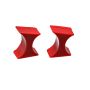 Energy Suspension Shock Reservoir Isolator - Red