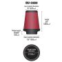 K&N RP-3280 Universal Air Filter - Carbon Fiber Top