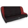 PRP Seats A3610-47-72 PRP Jeep JKU/JLU Low Back Rear Bench - Black/Red