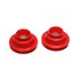 Energy Suspension 99-06 Volkswagen Golf IV/GTI/Jetta IV Red Rear Coil Spring Isolator Set