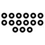 FEL PRO GASKETS ES 72490 Engine Valve Cover Grommet Set