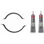 FEL PRO GASKETS OS 30633 R Engine Oil Pan Gasket Set RTV silicone w/Rubber end seals