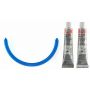FEL PRO GASKETS OS 30702 R Engine Oil Pan Gasket Set RTV Black silicone w/Rubber end seal