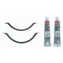 FEL PRO GASKETS OS 30768 Engine Oil Pan Gasket Set RTV Black silicone w/Rubber end seals