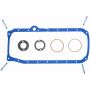 FEL PRO GASKETS OS 34500 R Engine Oil Pan Gasket Set PermaDry molded rubber, Oil Pan SnapUps Included