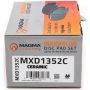 MAGMA BRAKE MXD1352C MAGMA MaxValue MXD1352C Ceramic Brake Pads