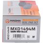 MAGMA BRAKE MXD1494M MAGMA MaxValue MXD1494M Semi-Metallic Brake Pads