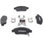 MAGMA BRAKE PMD1195C MAGMA Premium PMD1195C Ceramic Brake Pads