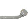Four Seasons 12106 45 Degree Female O-Ring, Aluminum, Standard Diameter Barb and Clamp, A/C Fitting