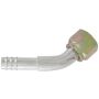 Four Seasons 12110 45 Degree Female O-Ring, Aluminum, Standard Diameter Barb and Clamp, A/C Fitting