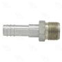 Four Seasons 13812 Straight Male Insert O-Ring, Aluminum, Standard Diameter Barb and Clamp