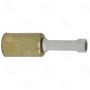 Four Seasons 14261 Braze-On Hose Connector (outer), Aluminum, Std Diameter Beadlock A/C Fitting