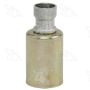 Four Seasons 14262 Braze-On Hose Connector (outer), Aluminum, Std Diameter Beadlock A/C Fitting