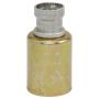 Four Seasons 14263 Braze-On Hose Connector (outer), Aluminum, Std Diameter Beadlock A/C Fitting