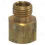 Four Seasons 16660 Male Flare to Metric Male Insert O-Ring, Brass, Adapter, A/C Fitting