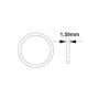 Four Seasons 24117 Teflon Seal Rotolock Fitting O-Ring