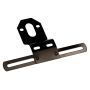 GROTE LIGHTING 43022 Universal Steel Offset License Plate Bracket, Black