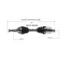 GSP NCV10230 Chevrolet, Oldsmobile, Pontiac (AWD) CV Axle Assembly  - Front Right