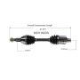 GSP NCV10233 Buick, Pontiac (3.1) CV Axle Assembly  - Front Left