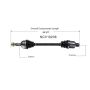 GSP NCV10236 Cadillac (3.0, 3.6, 4.6) CV Axle Assembly  - Front Left