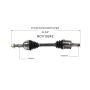 GSP NCV10242 Cadillac (3.0, 3.6, 4.6) CV Axle Assembly  - Front Right