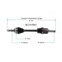 GSP NCV10563 Saturn CV Axle Assembly  - Front Left