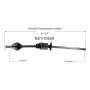 GSP NCV10630 Ford, Mercury (AWD) CV Axle Assembly  - Front Right