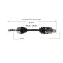 GSP NCV10637 Chevrolet, Pontiac (3.5, 3.9) CV Axle Assembly  - Front Left