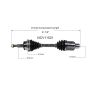 GSP NCV11521 Ford, Lincoln, Mercury CV Axle Assembly  - Front Left