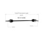 GSP NCV12056 04-06 Chrysler Pacifica (3.5, 3.8 - AWD/FWD) CV Axle Assembly  - Front Right