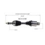 GSP NCV12186 Dodge CV Axle Assembly  - Front