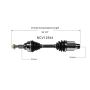 GSP NCV12544 Chrysler, Dodge (3.5, 3.6 - AWD/FWD) CV Axle Assembly  - Front Right