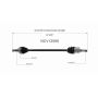 GSP NCV12568 Chrysler, Dodge CV Axle Assembly  - Front Right