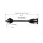 GSP NCV23522 Audi (1.8, 2.0) CV Axle Assembly  - Front Left