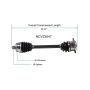 GSP NCV23547 Audi, Volkswagen (1.8, 2.8) CV Axle Assembly  - Front Left
