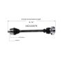 GSP NCV23579 Audi, Volkswagen (1.8) CV Axle Assembly  - Front Left
