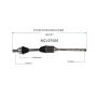 GSP NCV27005 BMW (Coupe - 3.0) CV Axle Assembly  - Front Right