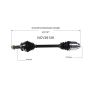 GSP NCV36128 Acura, Honda (3.0) CV Axle Assembly  - Front Right