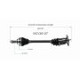 GSP NCV36137 00-09 Honda S2000 CV Axle Assembly  - Rear Left