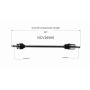 GSP NCV36569 06-15 Honda Civic (Coupe/Sedan) CV Axle Assembly  - Front Right