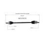 GSP NCV37070 Hyundai, Kia (2.4) CV Axle Assembly  - Front Right