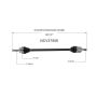 GSP NCV37506 Hyundai, Kia (2.4) CV Axle Assembly  - Front Right