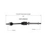 GSP NCV49002 05-08 Mini Cooper CV Axle Assembly  - Front Right