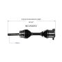 GSP NCV53072 Nissan (3.0 - 4WD) CV Axle Assembly  - Front