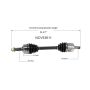 GSP NCV53611 Nissan (3.5) CV Axle Assembly  - Front Left